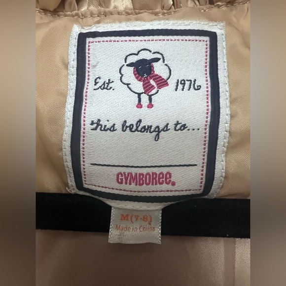 Gymboree NWOT Girls GOLD Puffer Vest Lined Quilted Sz M(7-8) Winter Warm NEW! - Picture 4 of 4